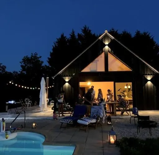 度假居 Superbe Longere Percheronne Renovee Prepotin